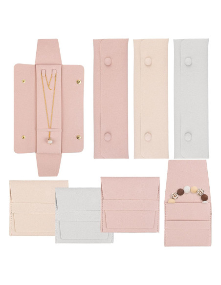 Set de 6 Bolsas de Microfibra para Joyería Framendino