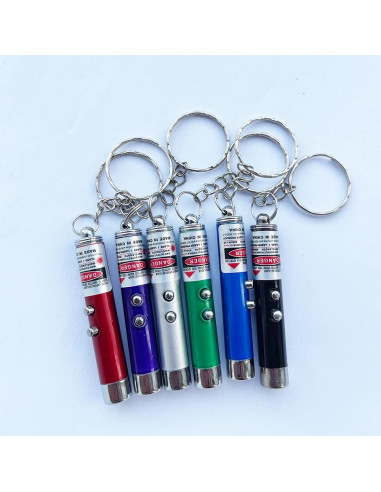 Juguete Interactivo para Gatos y Perros - Puntero Láser LED 6pcs