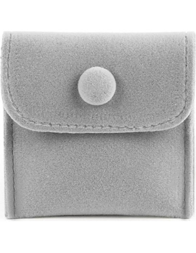 Paquete de 10 Bolsas de Almacenamiento de Joyas Hsiwto Gris