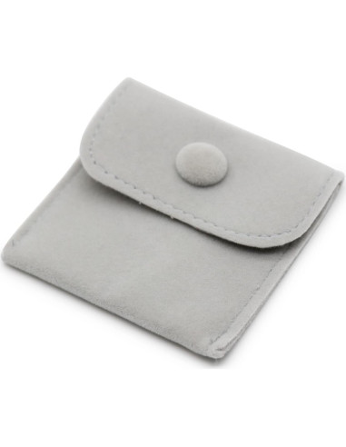 Paquete de 10 Bolsas de Almacenamiento de Joyas Hsiwto Gris