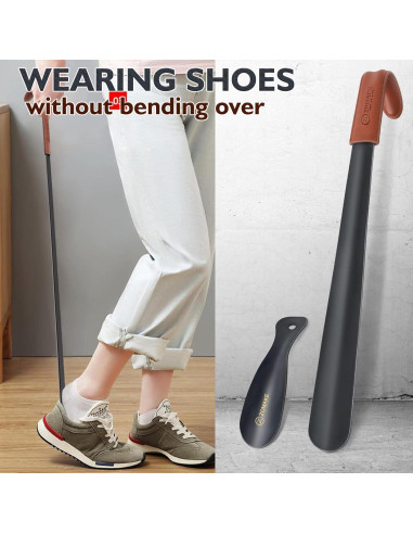 Cuerno de Zapato Largo ZOMAKE 71.8 cm para Hombres Mayores