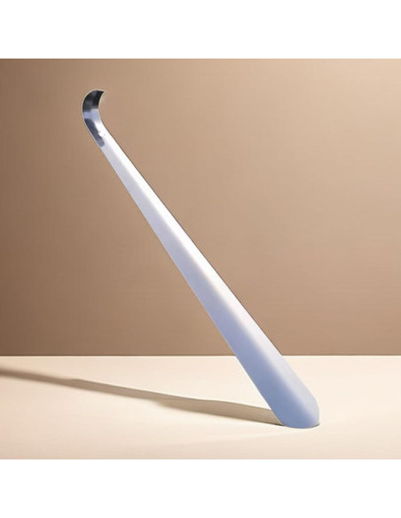 Cuerno de zapato de metal SUNUNICO 42 cm para adultos y niños