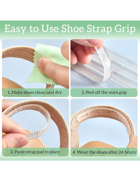 Inserciones de Talón de Gel Adhesivas Xuniea - 48 Piezas