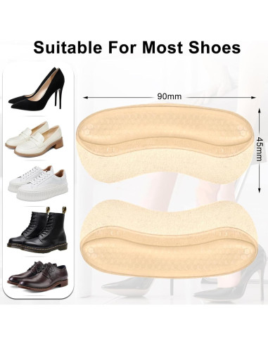 Almohadillas de Talón de Gel PESIAKOME - Previene Rozaduras y Ampollas