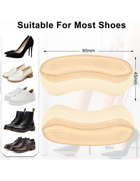 Almohadillas de Talón de Gel PESIAKOME - Previene Rozaduras y Ampollas