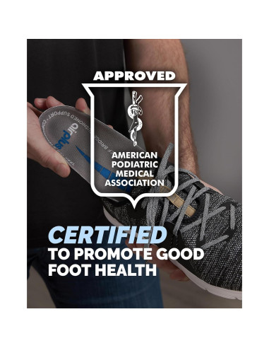 Plantillas Ortopédicas Airplus 3/4 para Fascitis Plantar - Gel