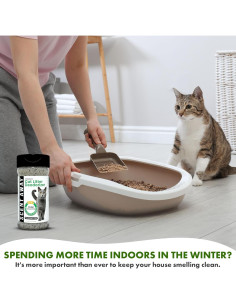 Desodorante para Gato Scent Away 298g - Sin Fragancia, Carbono Activo 2