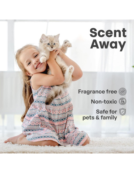 Desodorante para Gato Scent Away 298g - Sin Fragancia, Carbono Activo