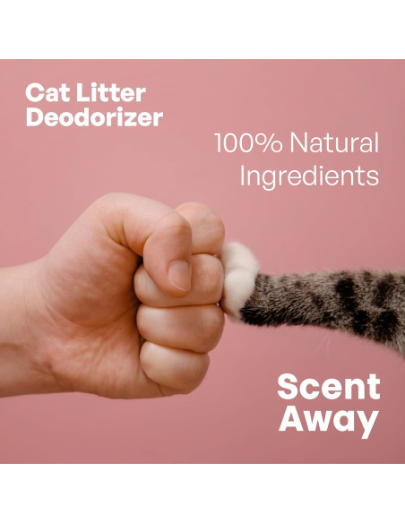 Desodorante para Gato Scent Away 298g - Sin Fragancia, Carbono Activo