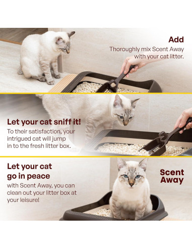 Desodorante para Gato Scent Away 298g - Sin Fragancia, Carbono Activo