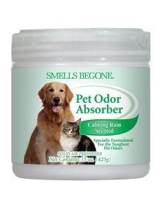 Gel Absorbente de Olores para Mascotas SMELLS BEGONE 425g