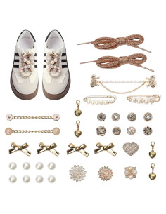 Kit de Encantos para Zapatillas Niñas 34 Piezas - DIY