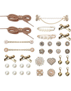 Kit de Encantos para Zapatillas Niñas 34 Piezas - DIY 2