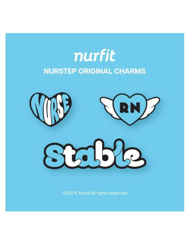 Charms para Zapatos de Enfermería NURFIT - Personaliza Zuecos