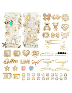 68 Charms para Calcetines y Zapatos - Decoración Brillante