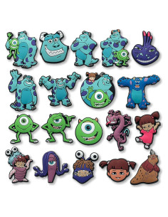 19 Adornos para Zapatos Croc Clog PVC Unisex Adulto