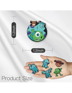 19 Adornos para Zapatos Croc Clog PVC Unisex Adulto 2