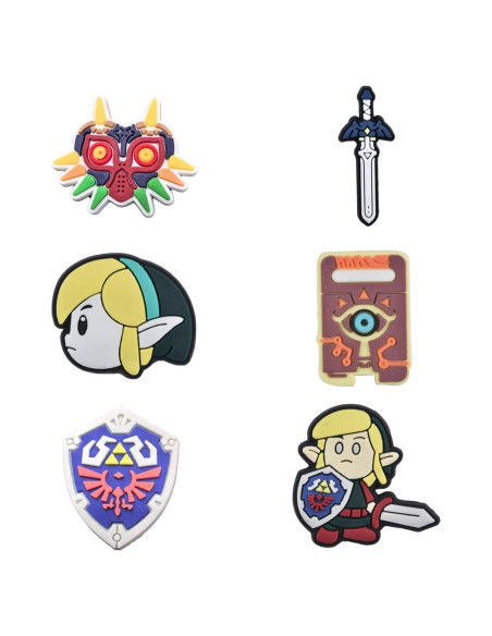 Accesorios de Zapatos de Anime PVC 6 Piezas para Niños