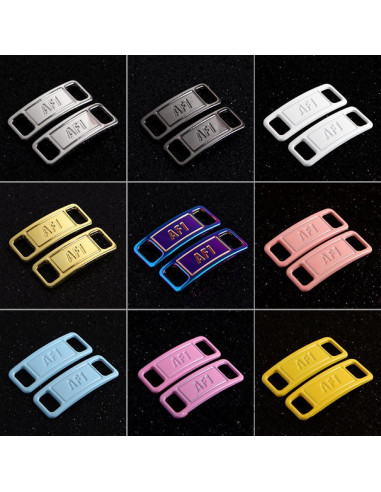 Encantos de Cuerda Coloridos para Zapatillas Nike Air Force 1