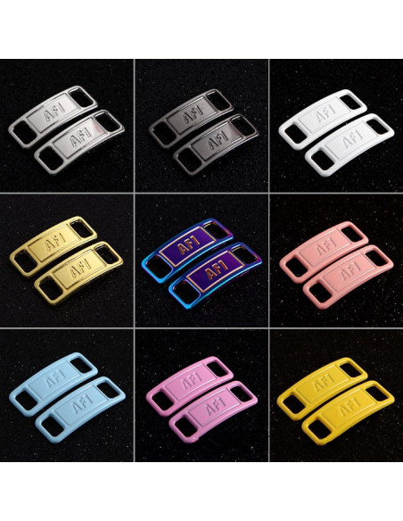 Encantos de Cuerda Coloridos para Zapatillas Nike Air Force 1