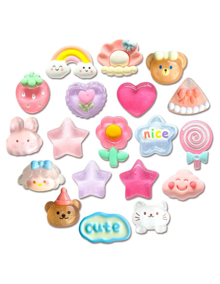 Encantadores de Zapatos de Resina PVC - Set de 19 Unidades