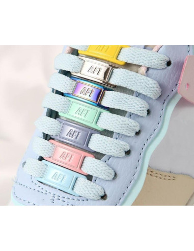 Encantos de Cuerda Coloridos para Zapatillas Nike Air Force 1