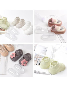 50 Moldes de Plástico para Botas de Bebé ccHuDE 8x4x4cm 2