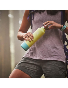 Botín de Silicona Hydro Flask Azul Cascade para 0.95L y 1.18L 2