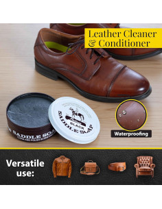 Jabón para Cuero Fiebing 340g - Limpiador y Acondicionador 2