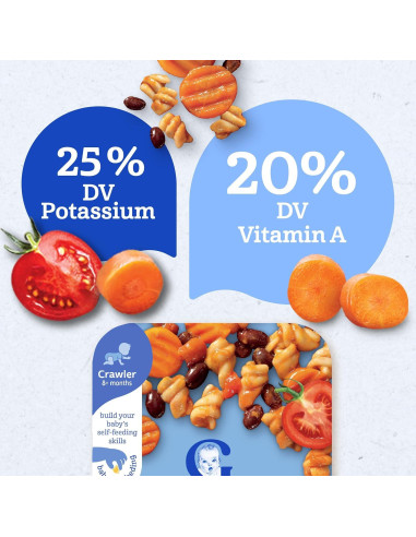 Comida para Bebés Gerber Pick-Ups 6x163g Pasta Estilo Mexicano