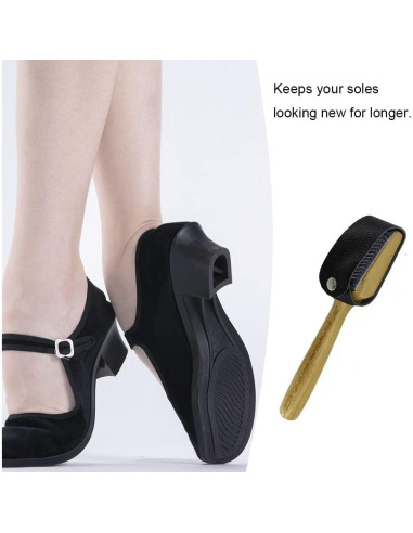 Cepillo Limpiador para Zapatos de Baile YUANHONGJIAN - Madera y Acero