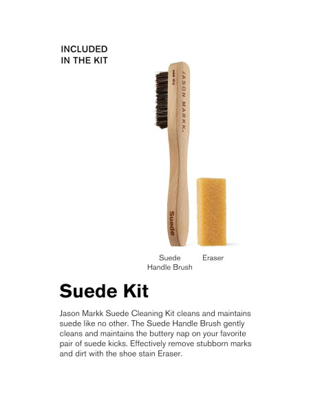 Kit de Limpieza de Calzado Jason Markk + Suede - 4 Piezas