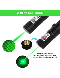 Puntero Láser Verde Alta Potencia USB para Perros y Gatos 2