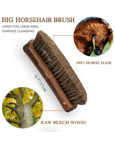 Kit de Cepillos para Brillar Zapatos TAKAVU - 4 Piezas