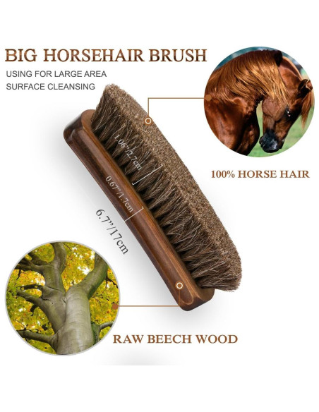 Kit de Cepillos para Brillar Zapatos TAKAVU - 4 Piezas