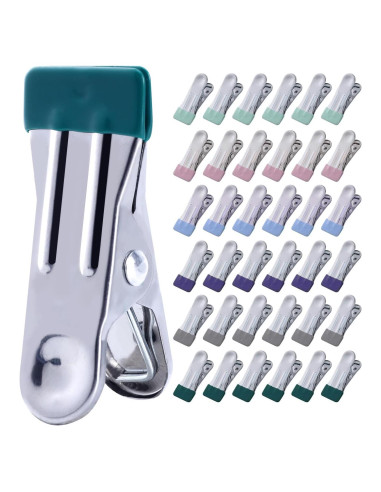 36 Pinzas de Ropa de Acero Inoxidable STNRST-IN Multicolor