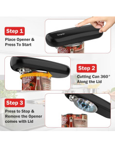 Abre Latas Eléctrico Oragerju K01 Blanco 300g 2