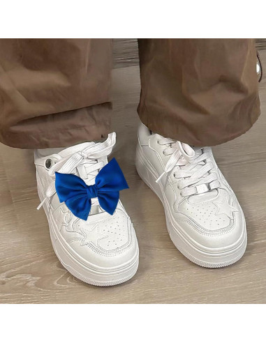 Encantos de Zapatillas Luchike Azul Real para Mujeres - 2 Pcs