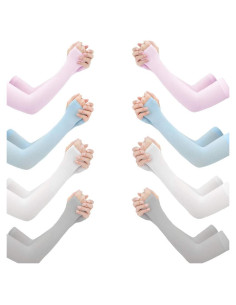 Mangas Largas UV ZeeDix 8 Pares Enfriadoras para Deportes