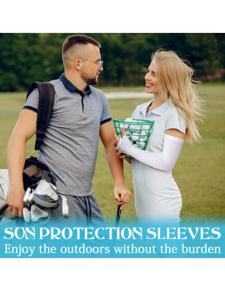 Mangas Largas UV ZeeDix 8 Pares Enfriadoras para Deportes