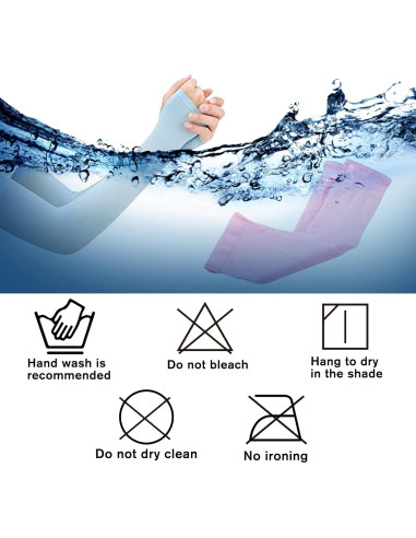 Mangas Largas UV ZeeDix 8 Pares Enfriadoras para Deportes