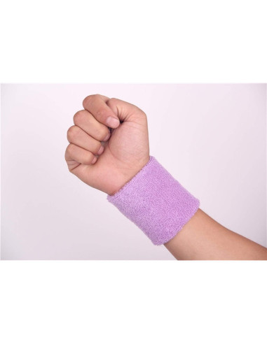 Muñequera Deportiva OLIREXD 12 Pares Algodón Absorbente