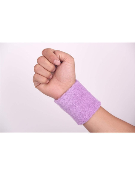 Muñequera Deportiva OLIREXD 12 Pares Algodón Absorbente