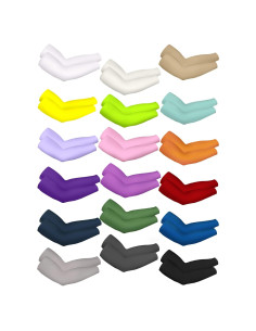 Mangas Largas Unisex Hicarer Protección UV Seda Fría 18 Pares