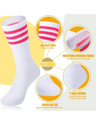 Conjunto Deportivo Neón para Mujeres - Diademas y Muñequera