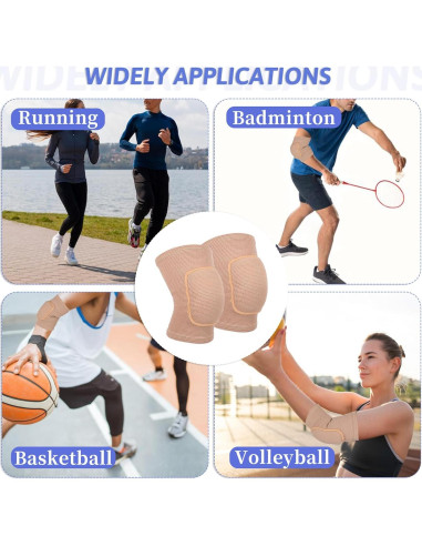 Almohadillas para Codo Aiyorse - Soporte Transpirable Color Piel