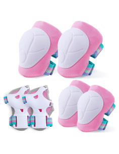 Conjunto de Protección FIODAY para Niños 3-8 Años Rosa