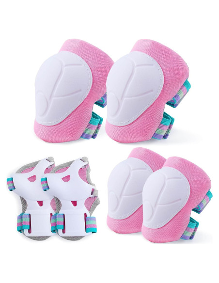 Conjunto de Protección FIODAY para Niños 3-8 Años Rosa