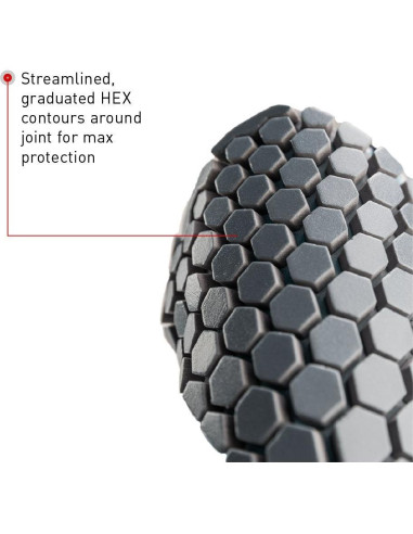 Mangas de rodilla McDavid HEX para hombres y mujeres - Negro