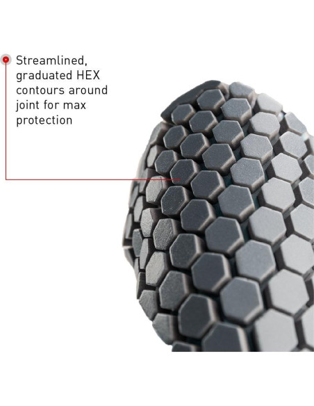 Mangas de rodilla McDavid HEX para hombres y mujeres - Negro